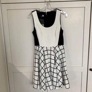 NWT 4.Collective black and white dress